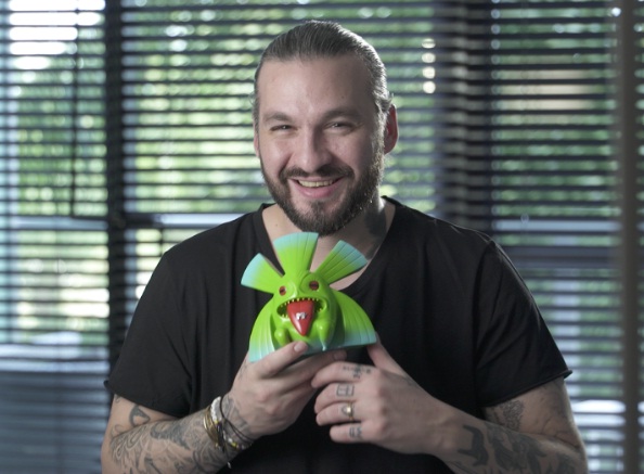 Angello with his MTV Chiuku Award