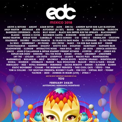 Insomniac Drops Stellar Edc Mexico 2018 Lineup !! 