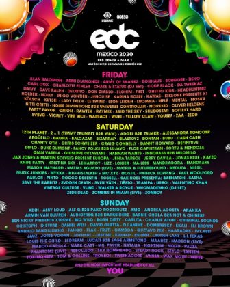 EDC Mexico 2020 reveals lineup for three-day festival | Rave Jungle