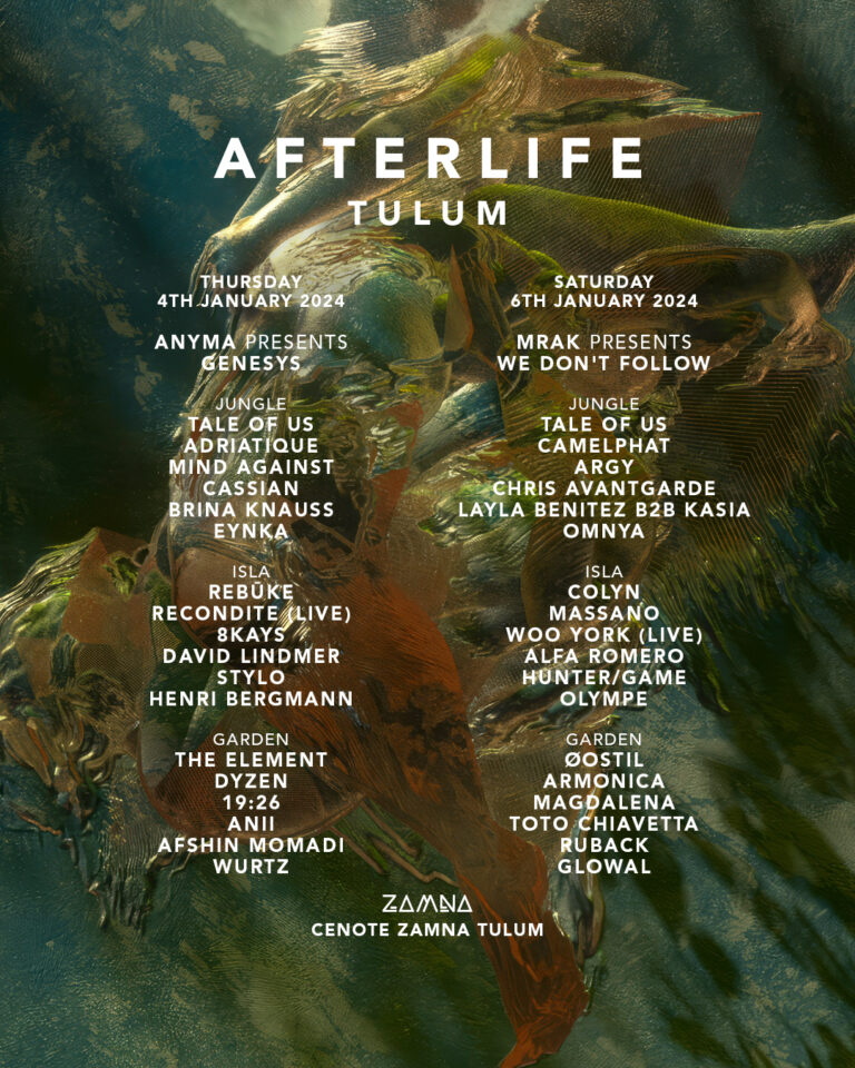 Tale Of Us Afterlife Return At Zamna Tulum Mexico In January 2024   Afterlife Tulum 2024 Ravejungle 768x960 