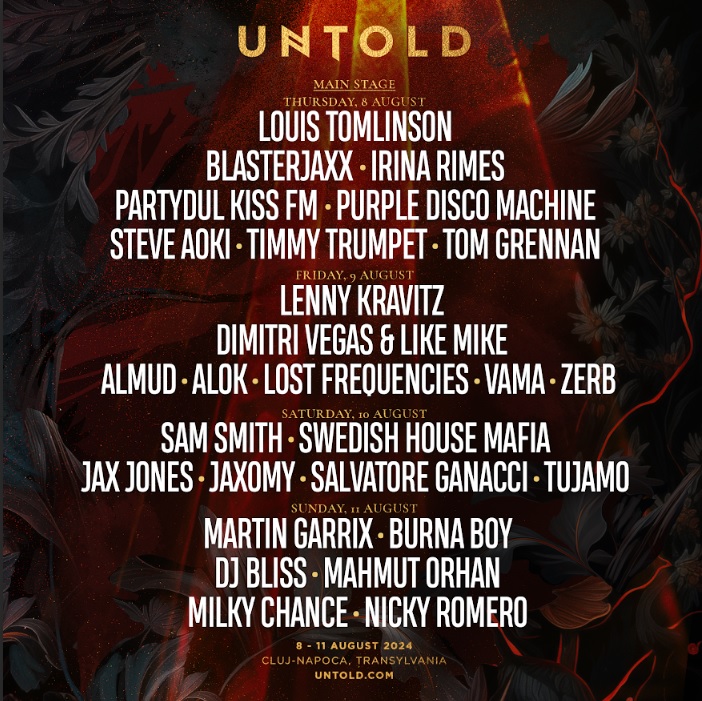 UNTOLD 2024 lineup