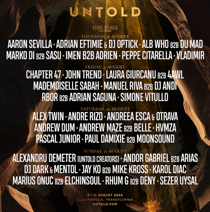 Untold 2024 lineup