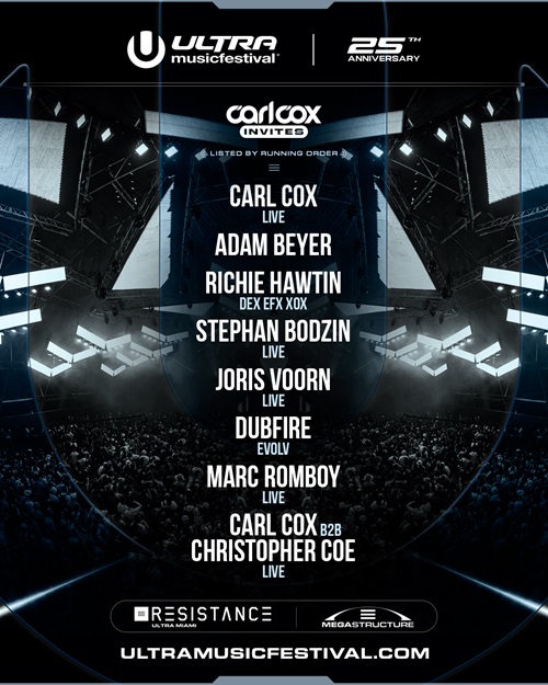 Ultra Miami 2025 Carl Cox